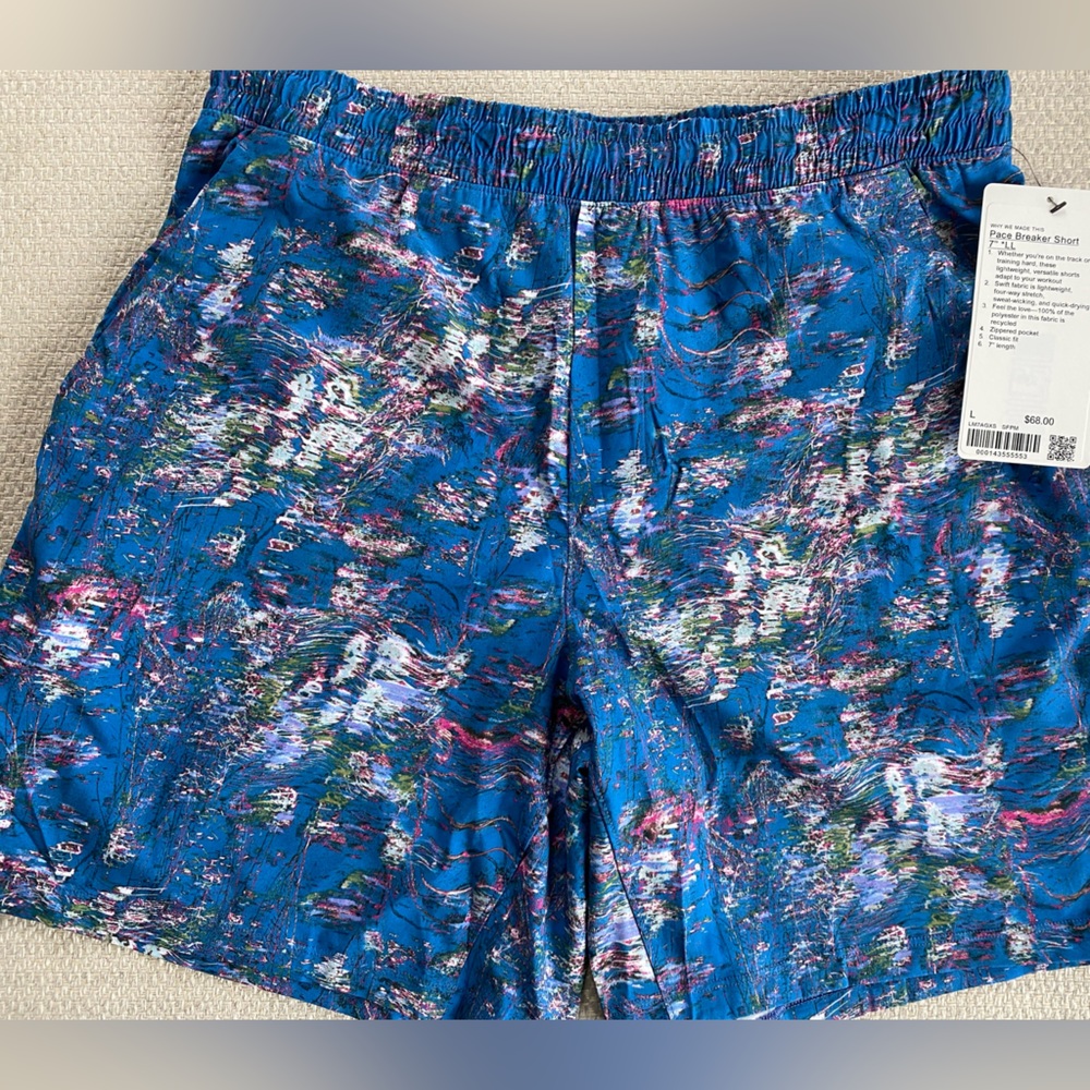 Lululemon - Pace Breaker Short - 7” - multi coloured